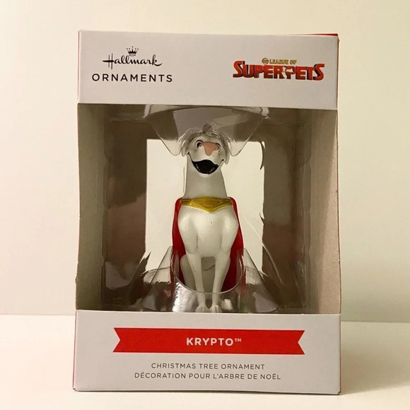Hallmark Christmas Ornament League of Superpets Krypto Warner Bros New - Picture 1 of 7